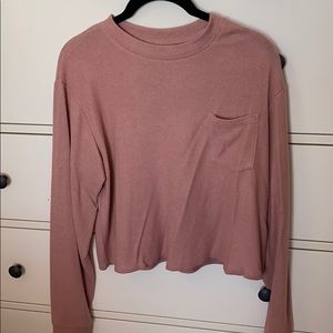 Comfortable long sleeve pocket T-Shirt